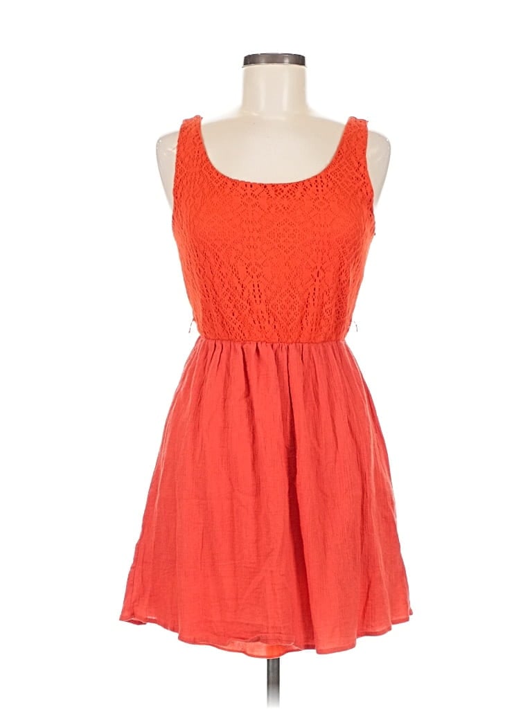 Pre-owned City Triangles Casual Dress In Orange