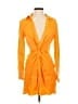 Zara Orange Cocktail Dress Size XS - photo 1