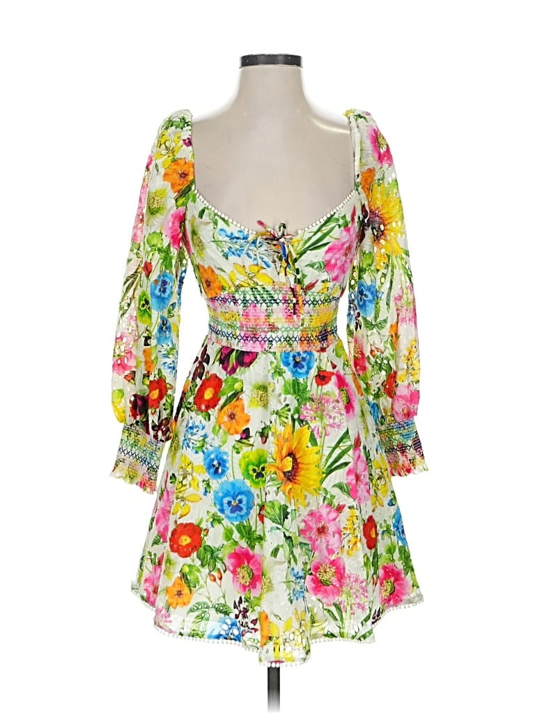 Pre-owned Alice And Olivia Alice + Olivia Cocktail Dress In Green