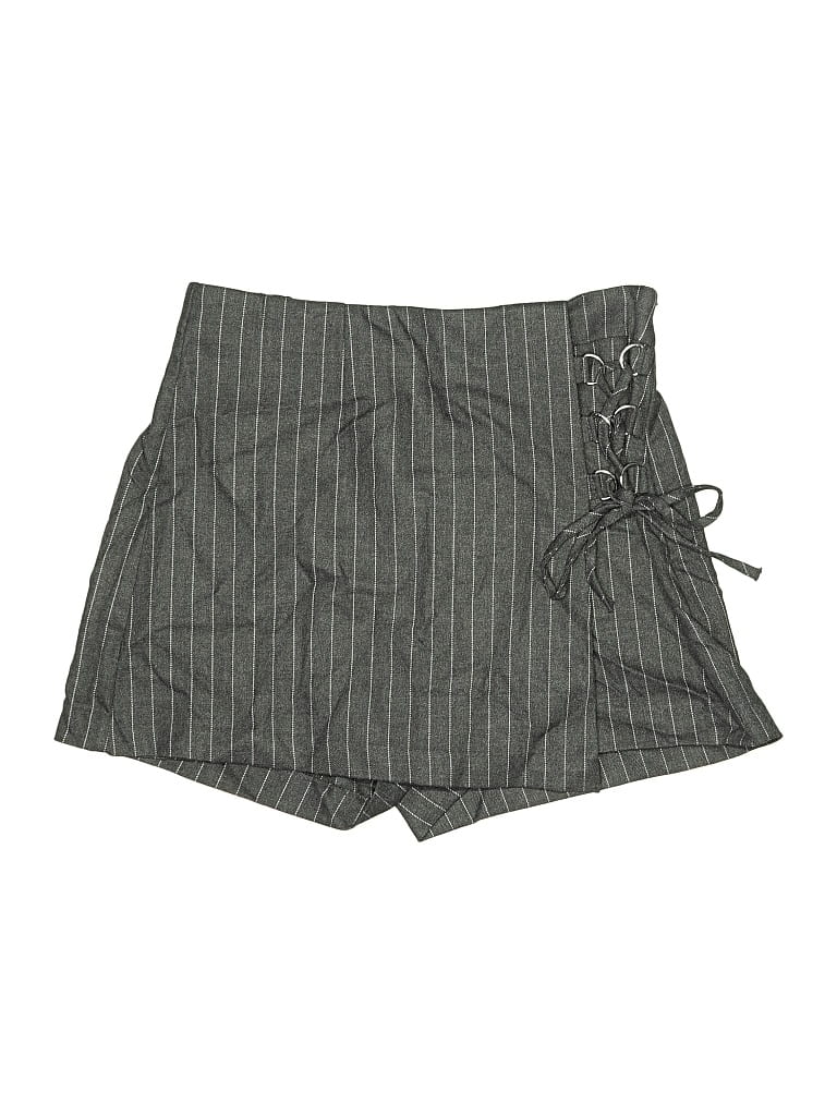 Pre-owned Bershka Skort In Gray