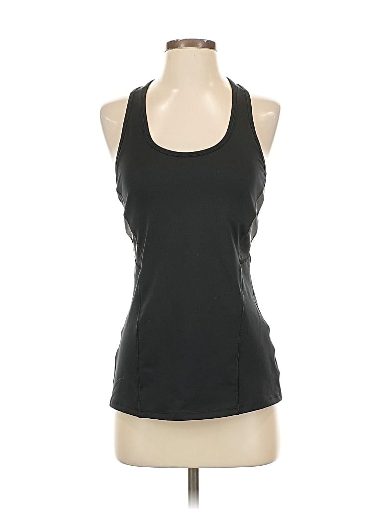 Pre-owned Just Fab Active Tank Top In Black
