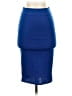 Body Central Solid Blue Casual Skirt Size S - photo 1