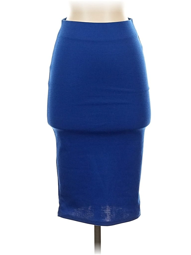 Pre-owned Body Central Casual Skirt In Blue