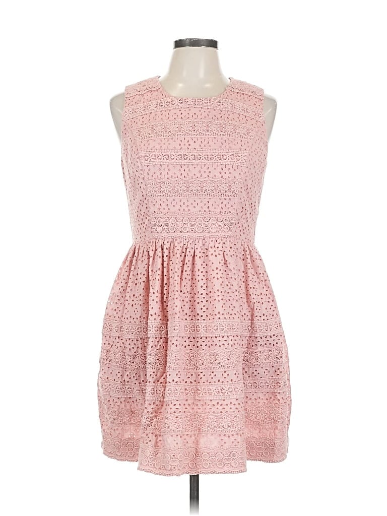 Pre-owned Needle & Thread Casual Dress In Pink