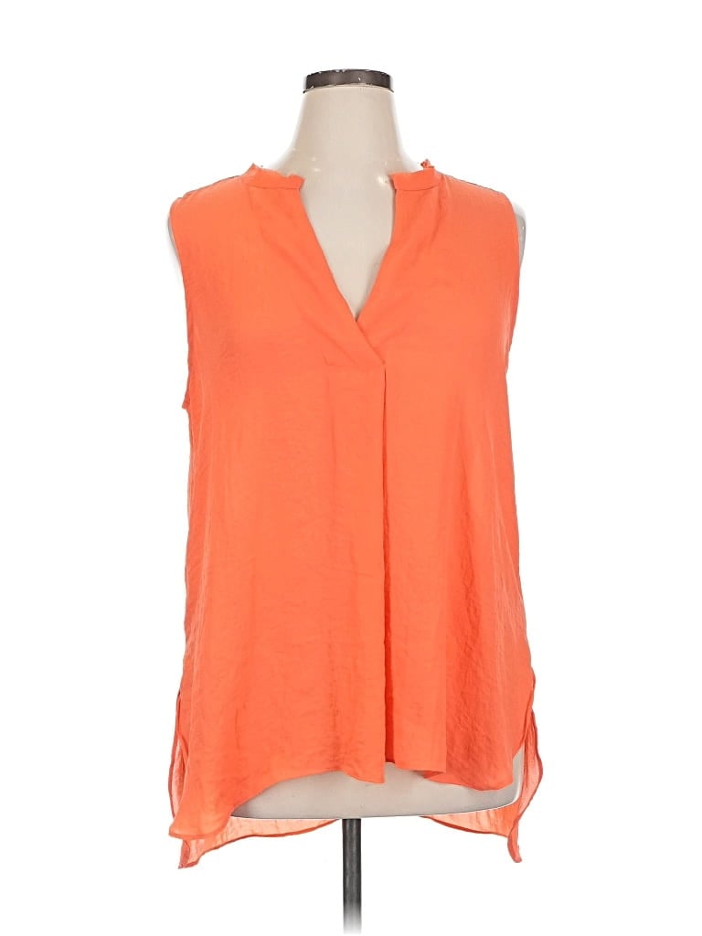 Pre-owned A.n.a. A New Approach Sleeveless Blouse In Orange