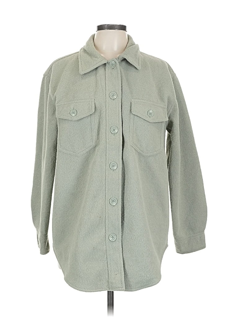 Pre-owned J By Joie Fleece Jacket In Green