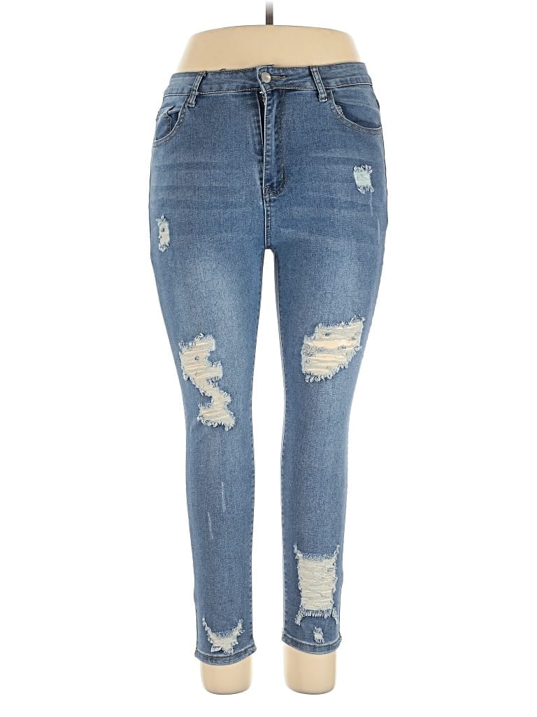 Pre-owned Unbranded Jeans In Blue