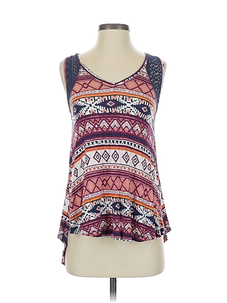 Pre-owned Rue21 Tank Top Blue Halter Neckline Tops