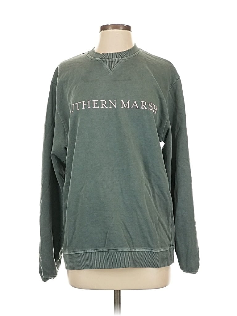 Pre-owned Southern Marsh Sweatshirt In Green