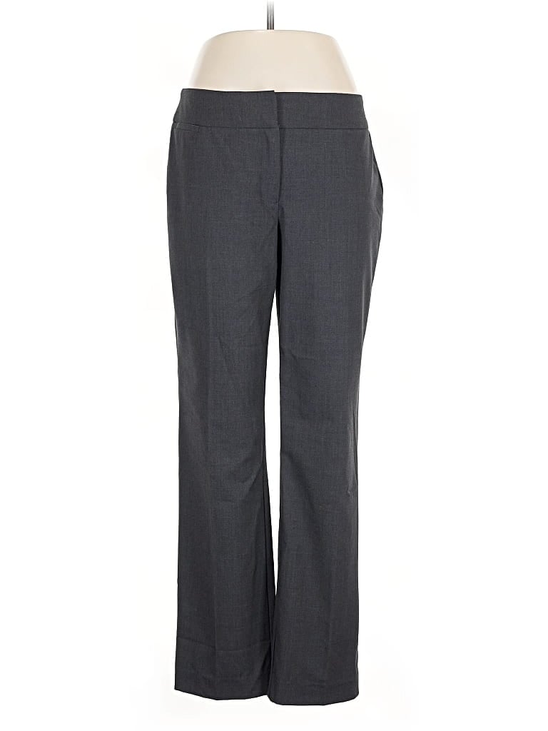 Pre-owned Ellen Tracy Dress Pants In Gray