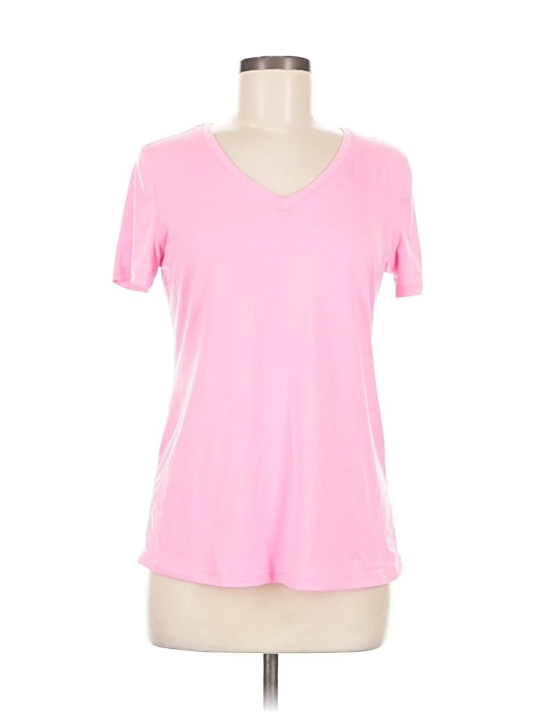 Pre-owned Athletic Works Short Sleeve T-shirt In Pink