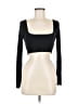PrettyLittleThing Black Long Sleeve Top Size 6 - photo 1