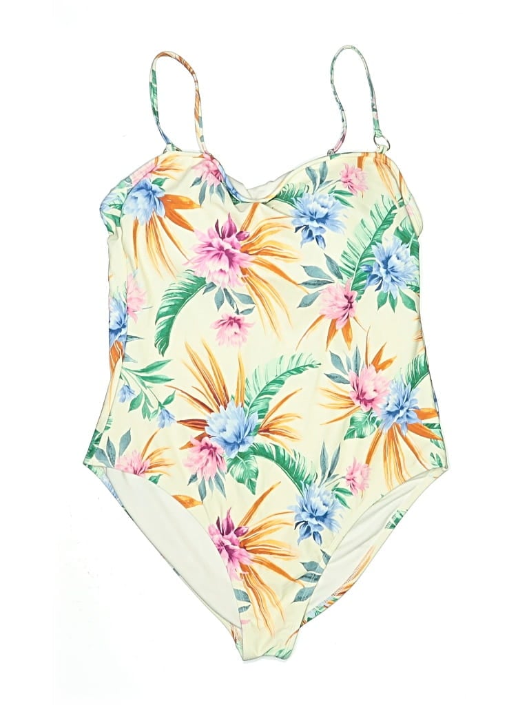 Pre-owned Shade & Shore One Piece Swimsuit In Yellow