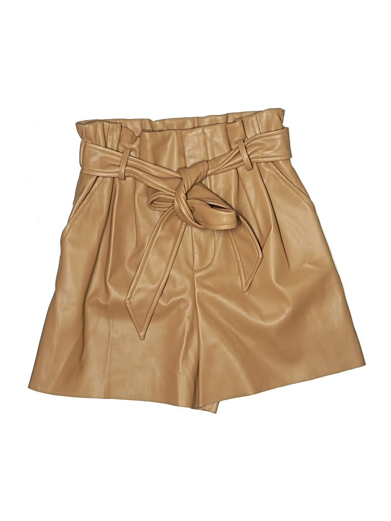 Pre-owned Zara Shorts In Brown