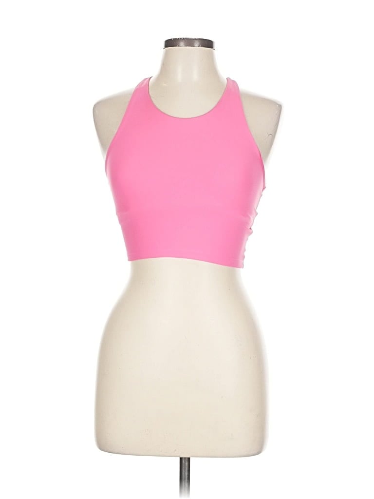 Pre-owned Active By Old Navy Tank Top Pink Halter Neckline Tops