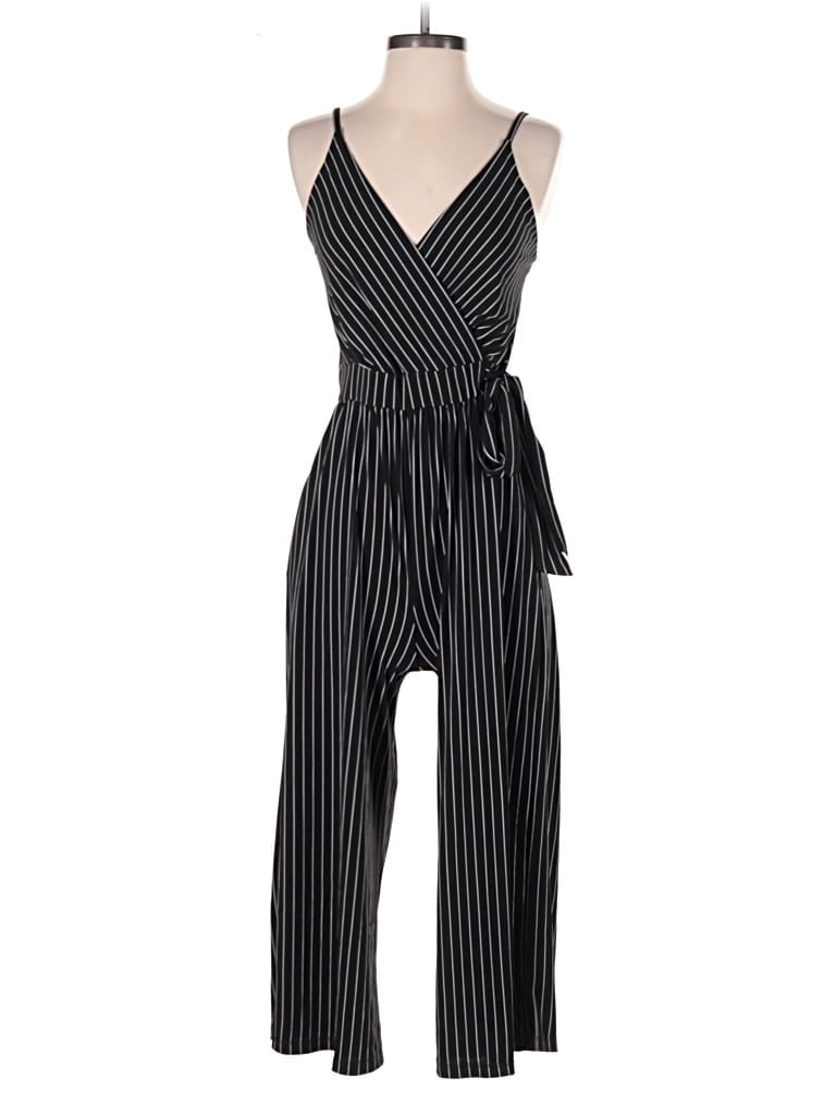 Pre-owned Kaileigh Jumpsuit In Black