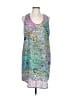Charlie Jade 100% Polyester Graphic Silver Pink Cocktail Dress Size L - photo 1