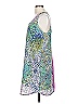 Charlie Jade 100% Polyester Graphic Silver Pink Cocktail Dress Size L - photo 5
