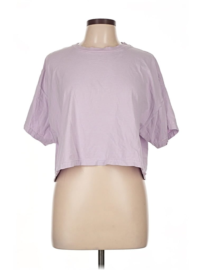 Pre-owned Comfort Wash Short Sleeve T-shirt In Purple