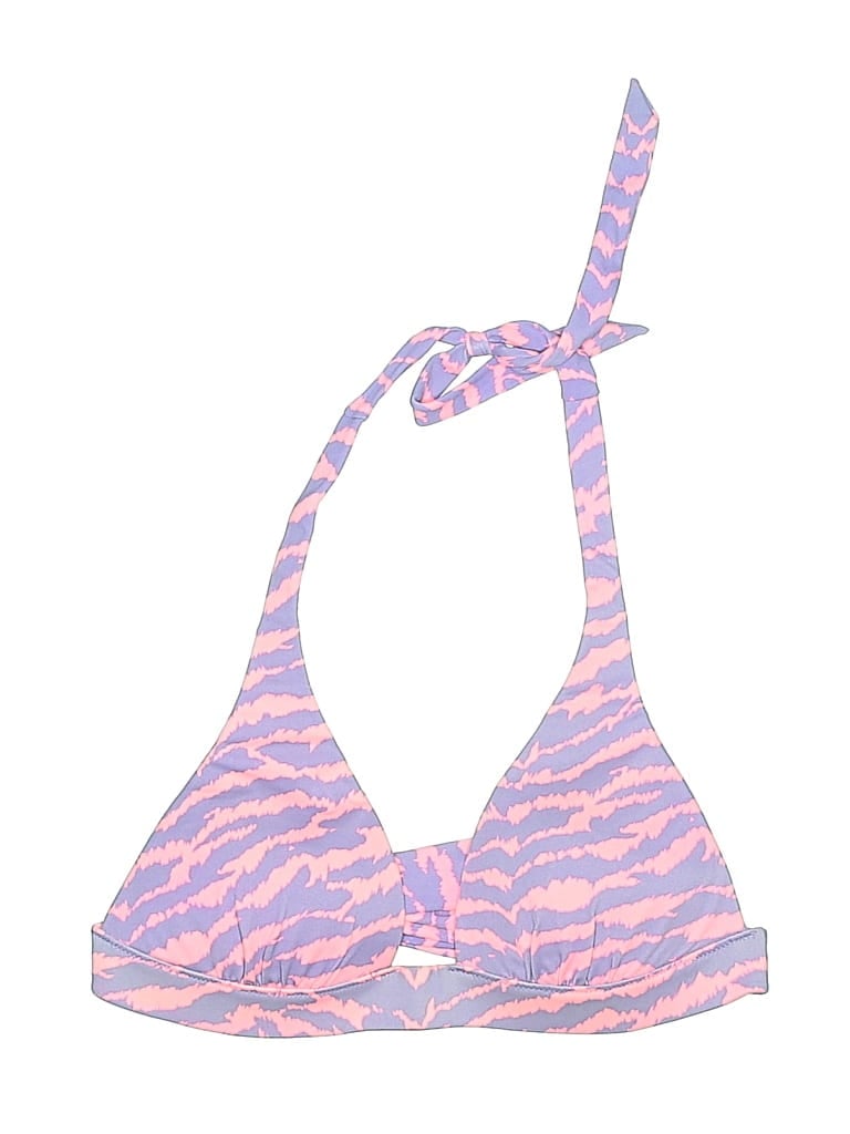 Pre-owned Victoria's Secret Swimsuit Top Pink Print Pattern Swimwear