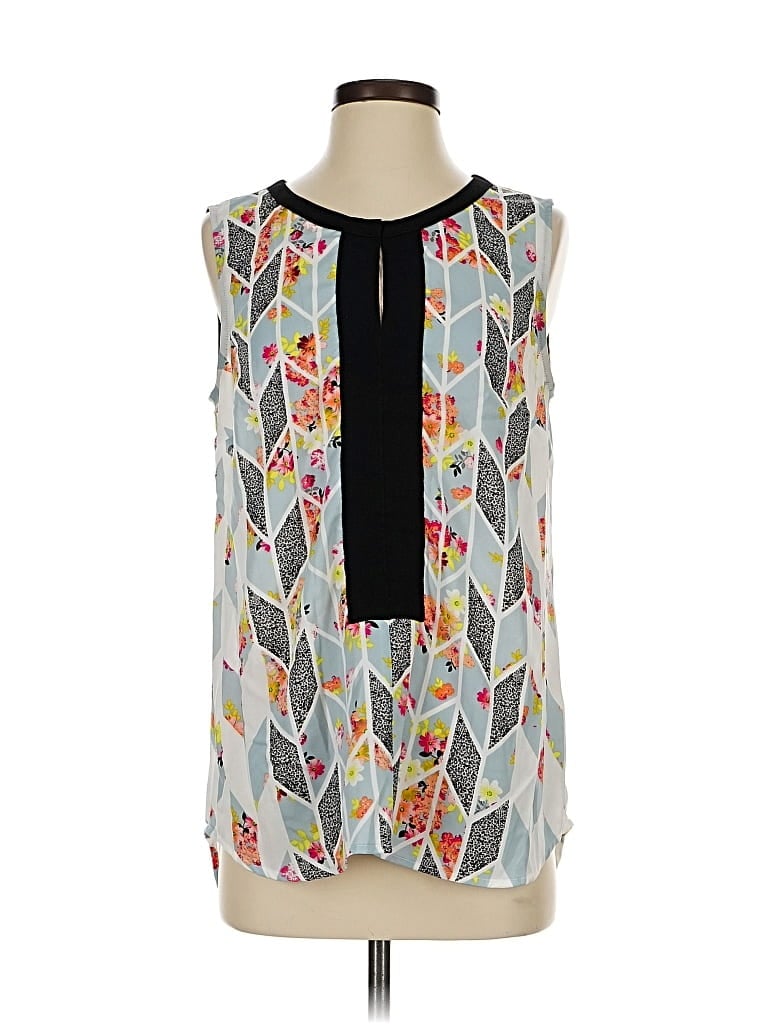Pre-owned Cabi Sleeveless Blouse In Gray