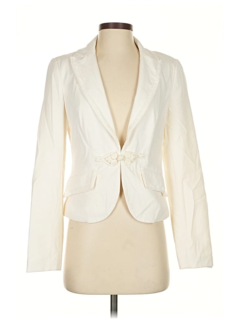 Pre-owned Apostrophe Blazer Jacket In White