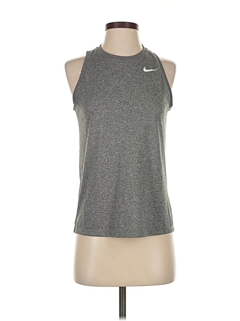 Pre-owned Nike Active Tank Top In Gray