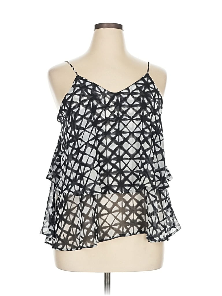Pre-owned Mossimo Sleeveless Blouse In Black