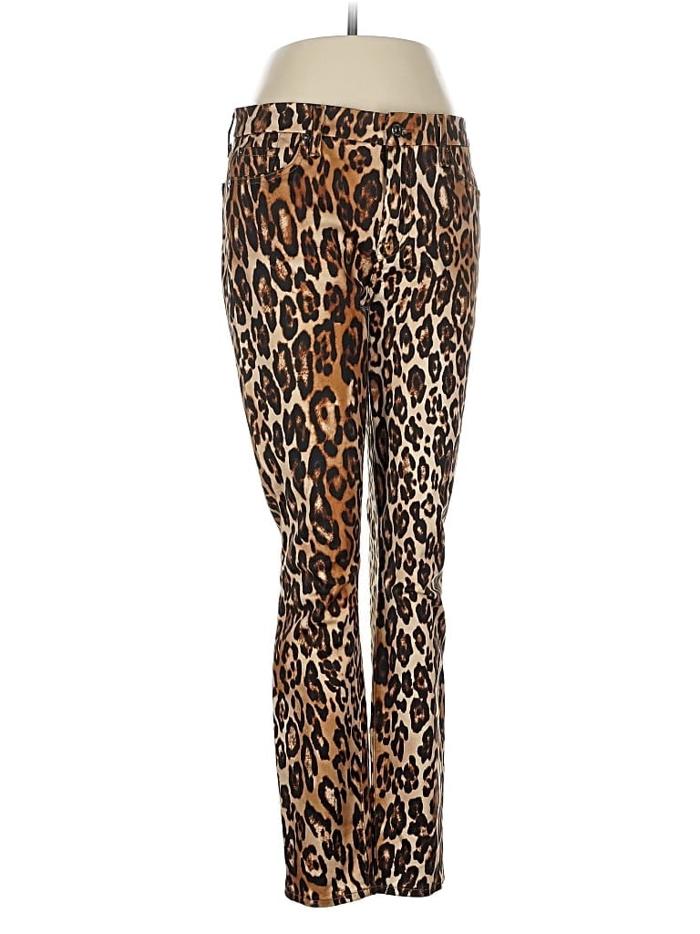 Pre-owned 7 For All Mankind Casual Pants In Brown