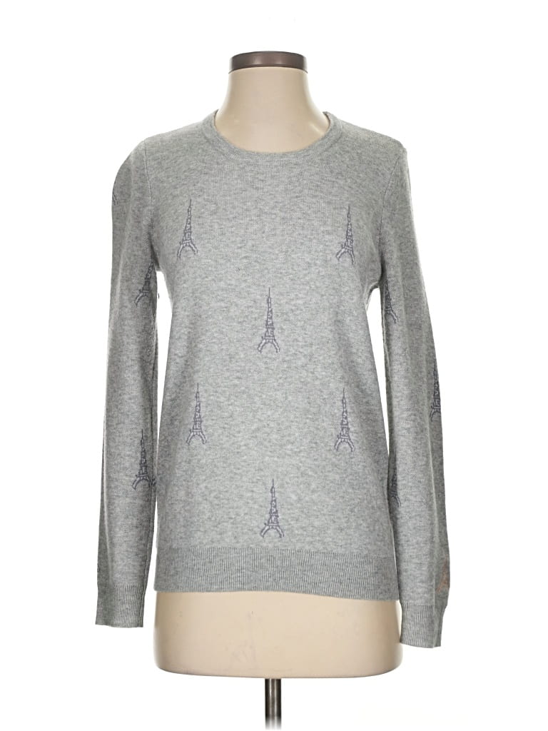 Pre-owned Joie Pullover Sweater In Silver
