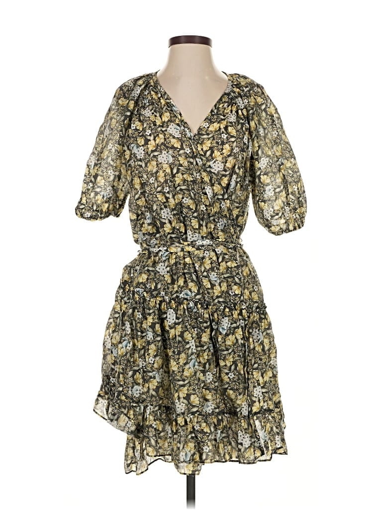 Pre-owned Current Air Casual Dress In Yellow