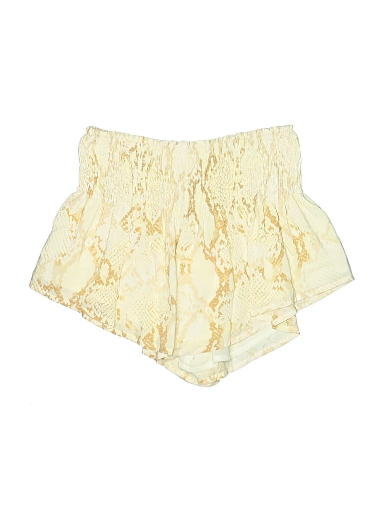 Olivaceous Shorts In Yellow