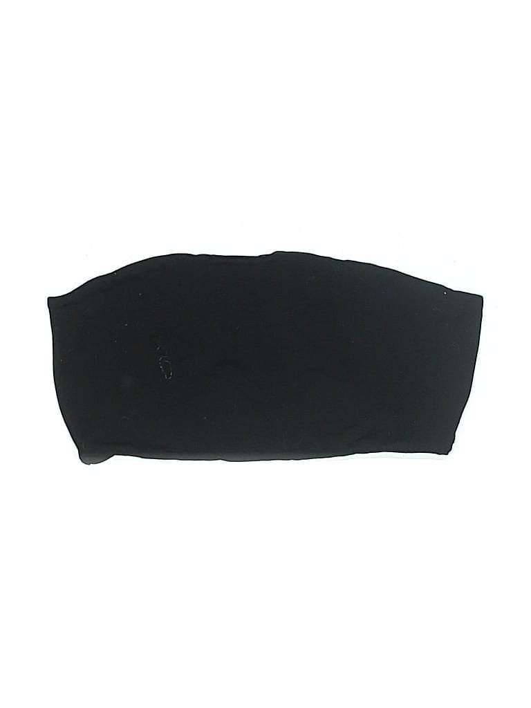 Pre-owned Allsaints Kids' 3/4 Sleeve Top Black Strapless Neckline Tops