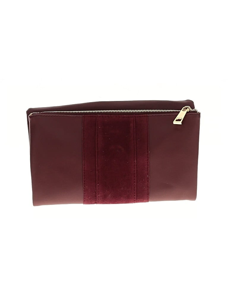 Pre-owned Summer & Rose Clutch In Burgundy