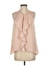 BCBGMAXAZRIA 100% Polyester Pink Tan Sleeveless Blouse Size XXS - photo 1