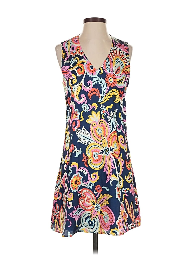 Pre-owned Julie Brown Casual Dress In Blue