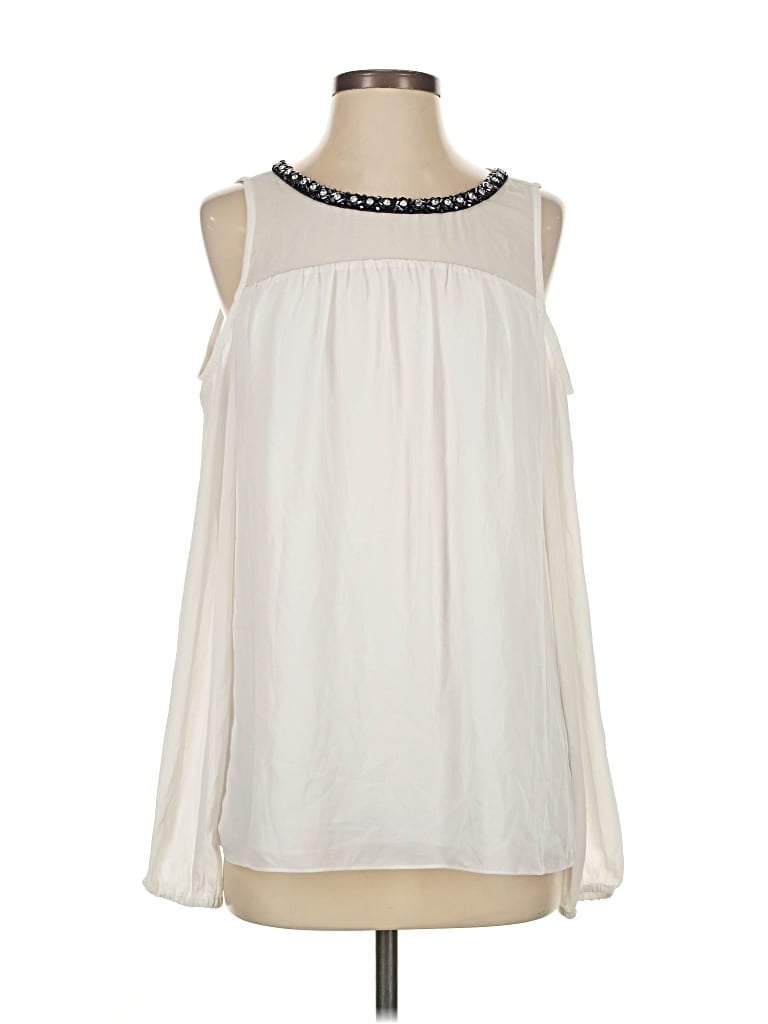 Pre-owned Michael Michael Kors Sleeveless Blouse In White