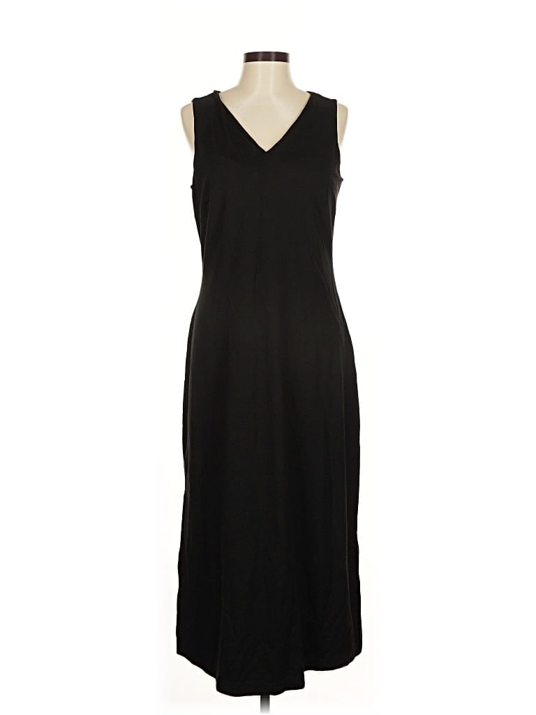 Pre-owned Talbots Casual Dress In Black