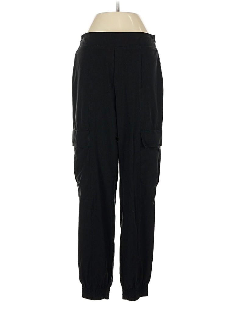 Pre-owned Athleta Cargo Pants In Black
