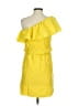 Tibi 100% Silk Yellow Cocktail Dress Size 2 - photo 2