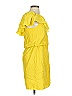 Tibi 100% Silk Yellow Cocktail Dress Size 2 - photo 4