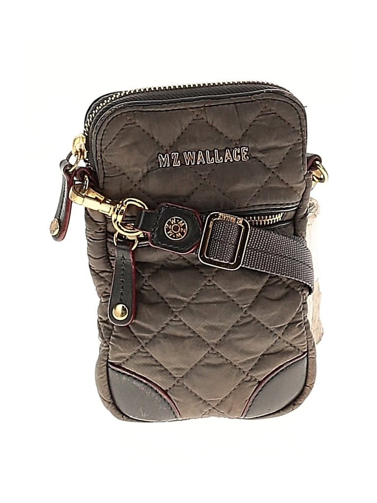 Pre-owned Mz Wallace Crossbody Bag In Gray