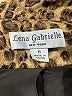 Lena Gabrielle Animal Print Gold Blazer Size 6 - photo 6