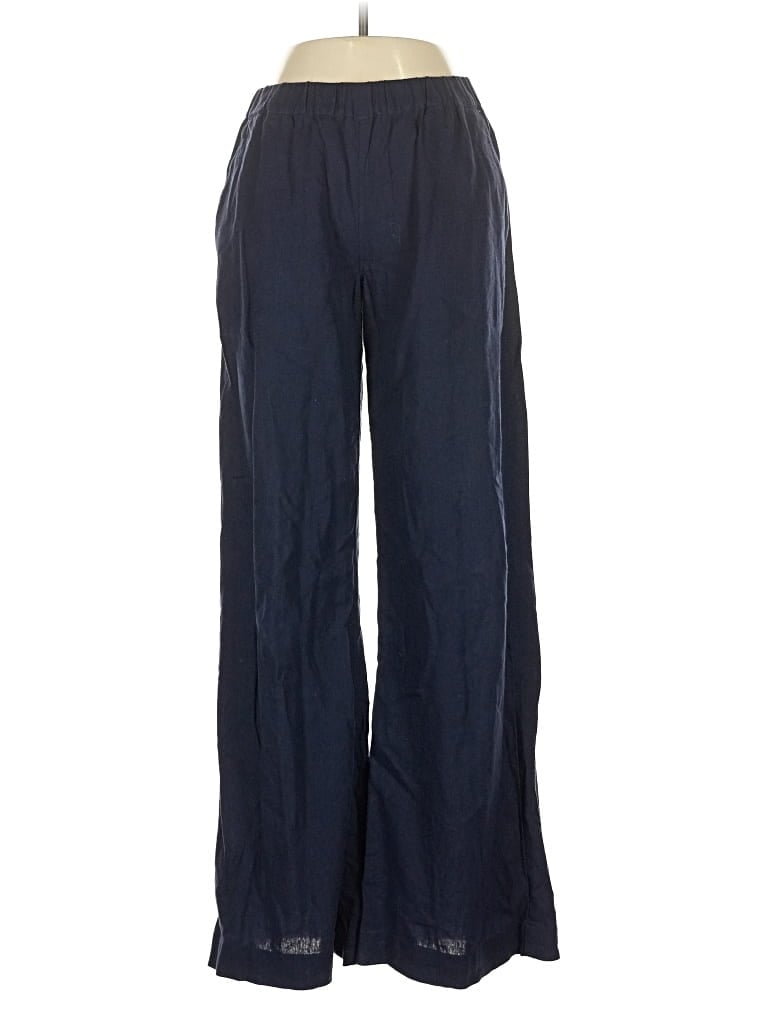Pre-owned Caslon Linen Pants In Blue