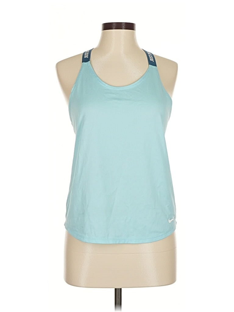 Pre-owned Nike Active Tank Top In Blue