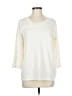 Chico's Ivory Sweatshirt Size Med (1) - photo 1