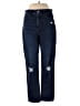Express Hearts Blue Jeans Size 2 - photo 1