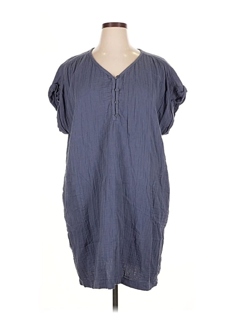 Pre-owned Ann Taylor Loft Outlet Casual Dress In Gray