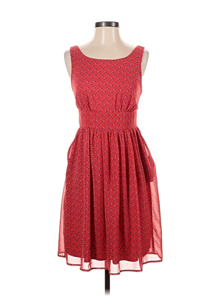 Pre-owned Maurices Casual Dress In Red