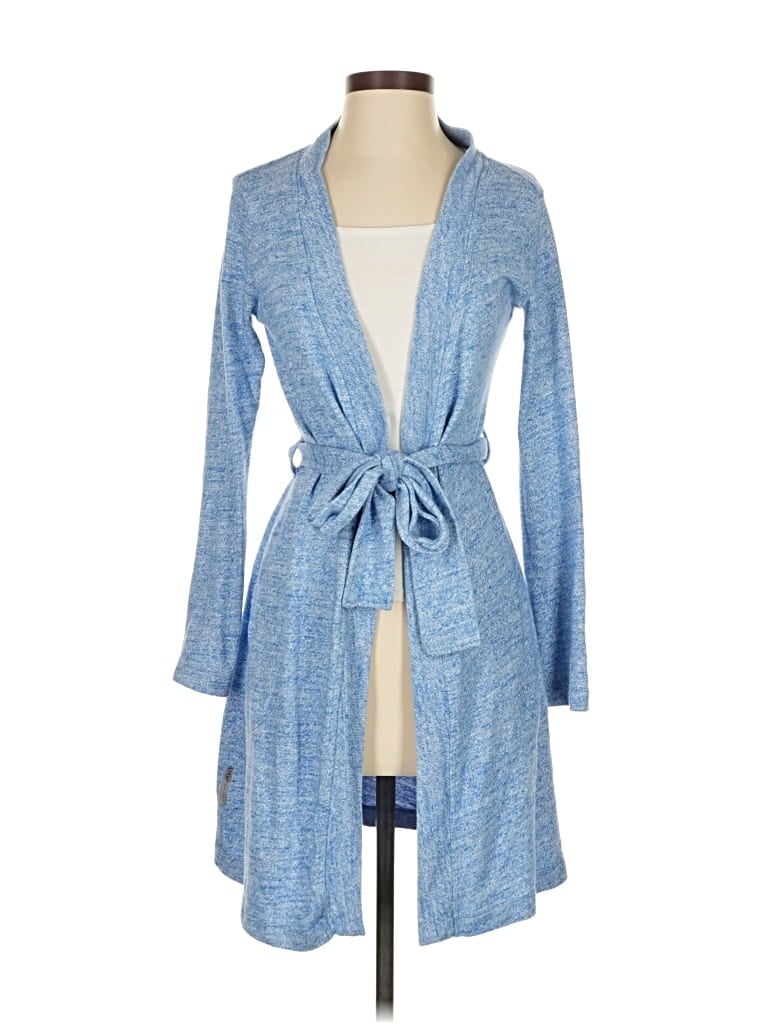 Pre-owned Ugg Cardigan Sweater In Blue